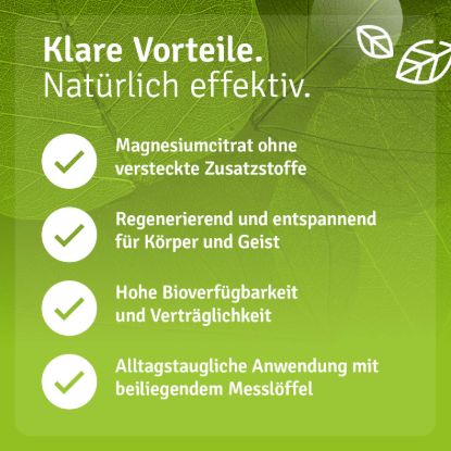 Magnesiumcitrat Pulver Vital