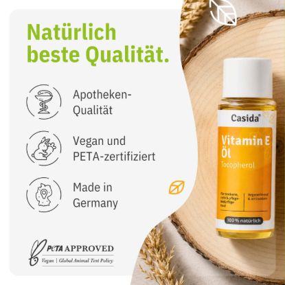 Vitamin E Oil for Intensive Regeneration