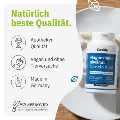 Vital Magnesium Glycinate Capsules - Magnesium Bisglycinate