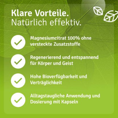 Magnesium Citrate Capsules Vital