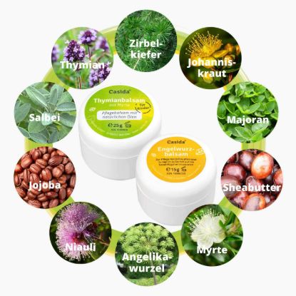 Engelwurzbalsam & Thymianbalsam Myrte Kinder Set