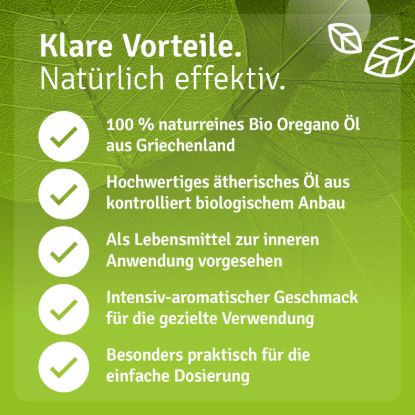 Organic Oregano Oil for Oral Use