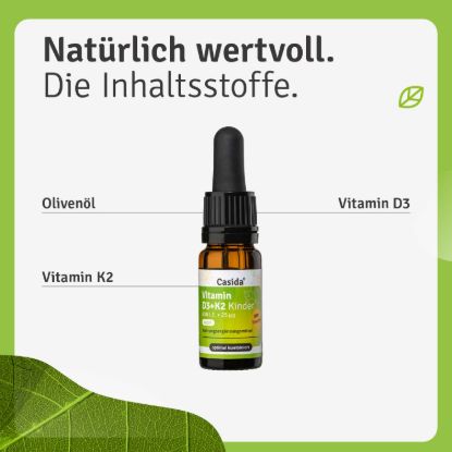 Vitamin D3+ K2 Drops for Children Vegan