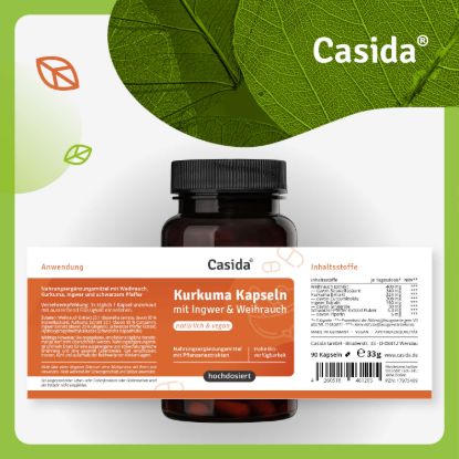 Turmeric – Ginger – Frankincense Capsules