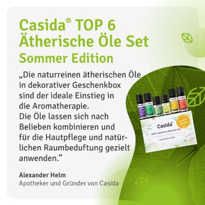 TOP 6 Essential Oils Set - Summer Edition