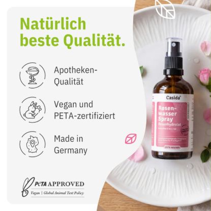 Rose Water Spray Organic – Rose Hydrolate