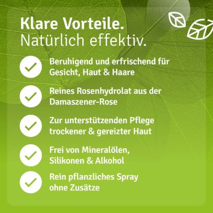 Rose Water Spray Organic – Rose Hydrolate