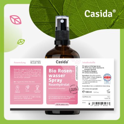 Rose Water Spray Organic – Rose Hydrolate