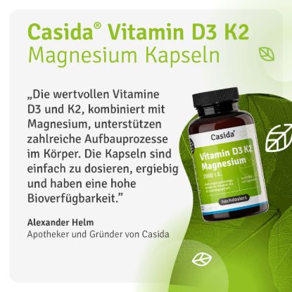 Vitamin D3 K2 Magnesium Capsules