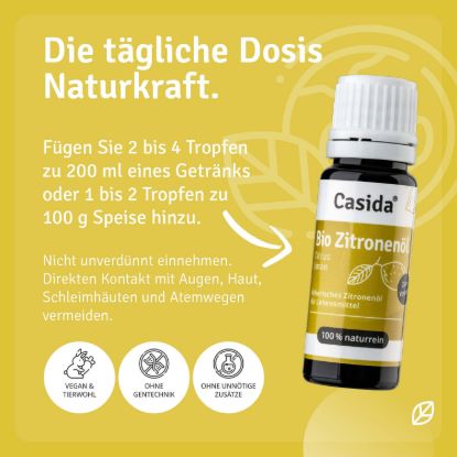 Organic Lemon Oil for Internal Consumption