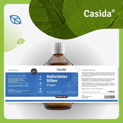 Colloidal Silver 25 Ppm – 500 Ml
