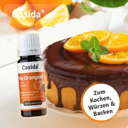 Set of 3 Organic Aroma Oils for Consumption - Lemon, Orange & Peppermint