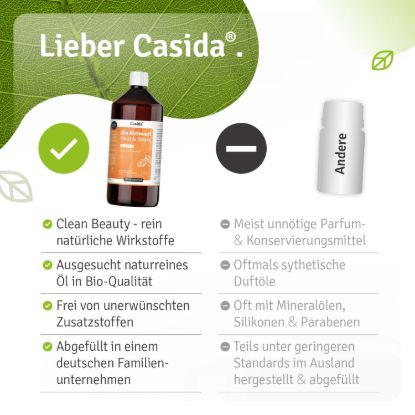 Bio Castor Oil 1000 ml cold-pressed