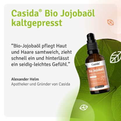 Organic cold-pressed jojoba oil for hair, face & body