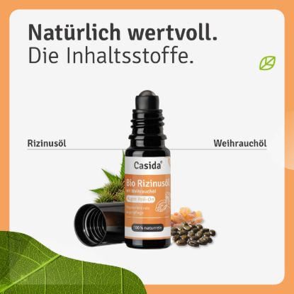 Bio Castor Oil Eye Roll-On with Frankincense Oil