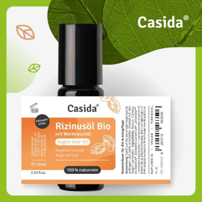 Bio Castor Oil Eye Roll-On with Frankincense Oil