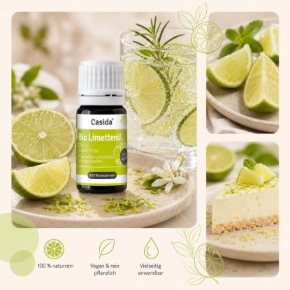 Bio Limettenöl zum Verzehr innerlich