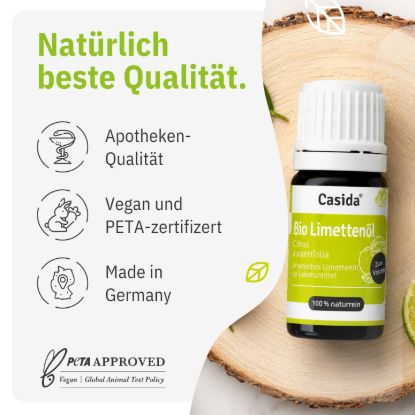 Bio Limettenöl zum Verzehr innerlich