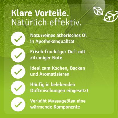Bio Limettenöl zum Verzehr innerlich