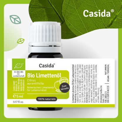Bio Limettenöl zum Verzehr innerlich