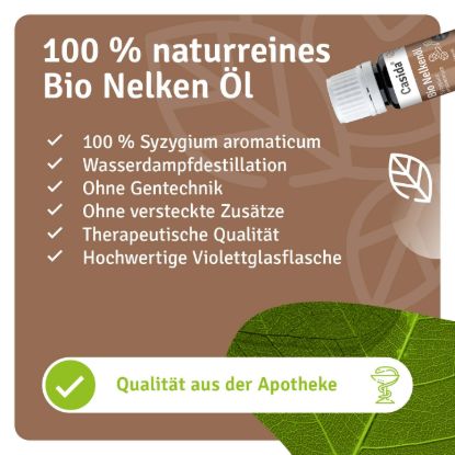 Bio Nelkenöl zum Verzehr innerlich
