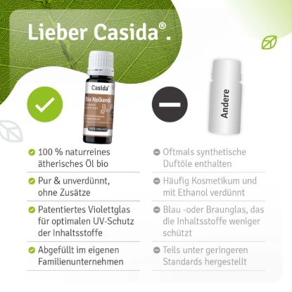 Bio Nelkenöl zum Verzehr innerlich