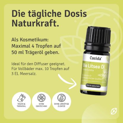 Bio Litsea cubeba Öl