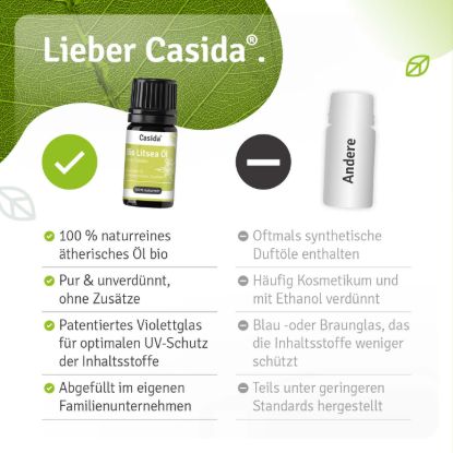 Bio Litsea cubeba Öl