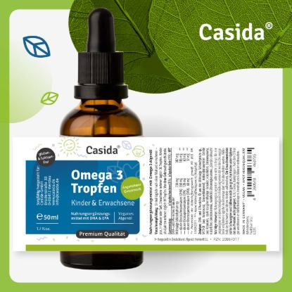 Omega 3 Tropfen vegan für Erwachsene