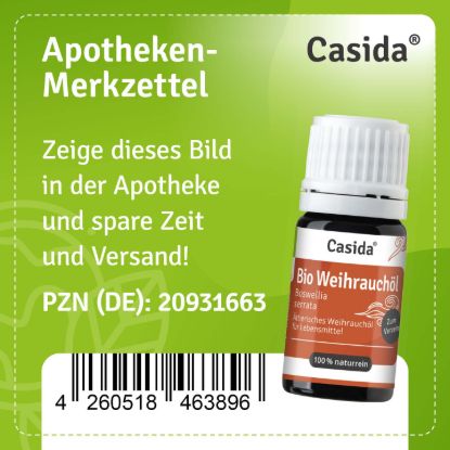 Weihrauchöl Bio zum Verzehr innerlich