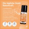 Rizinusöl Bio Roll-On mit Rosenquarz-Roller