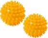 Spiky Massage 8 cm 2er-Set — yellow