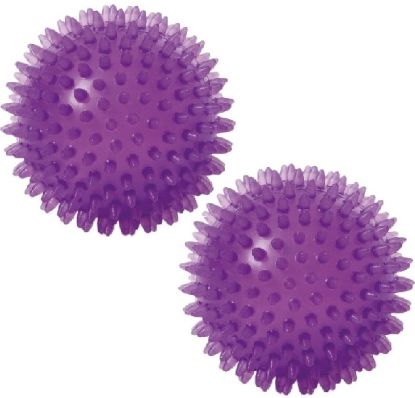 Spiky Massage 8 cm 2er-Set — amethyst
