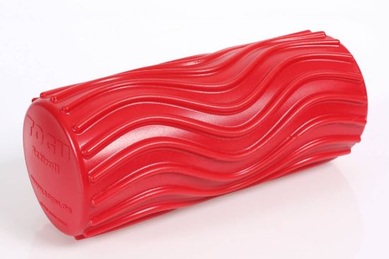 Fascial roll Actiroll® Wave S — red