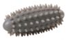 Spiky Massage Ball long 11 x 5 cm — silver