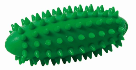 Spiky Massage Ball long 11 x 5 cm — green