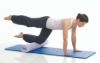 Kombi Set Pilates Foamroller Premium 90cm lila und Pilates Circle Premium