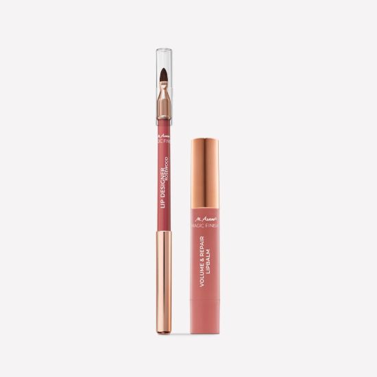 M. Asam MAGIC FINISH Lip Designer Rosewood and Volume & Repair Lip Balm Caramel Kiss — 0.28 g