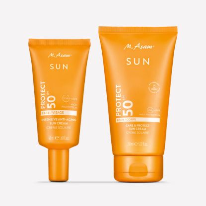 M. Asam SUN Sunscreen Face Anti-Aging & Sunscreen Body SPF 50