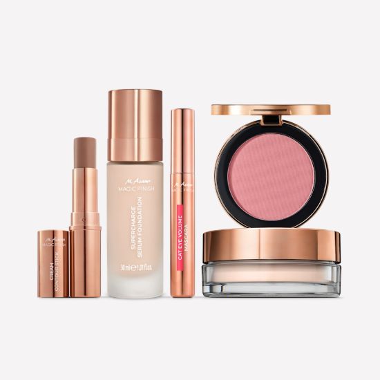 M. Asam MAGIC FINISH Glowy Full Face Make-up Kit Rose Fair 5-piece