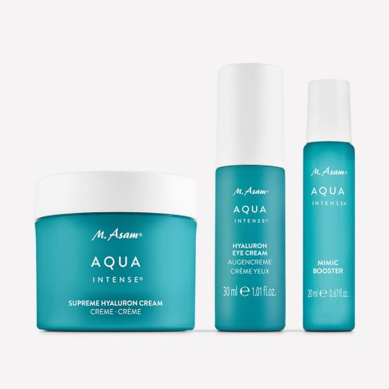 M. Asam AQUA INTENSE Hyaluron Anti-Mimic Wrinkles Routine 3-piece