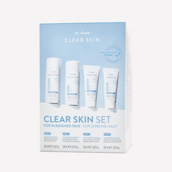 M. Asam CLEAR SKIN Pure Skin Facial Care Routine 4-Piece