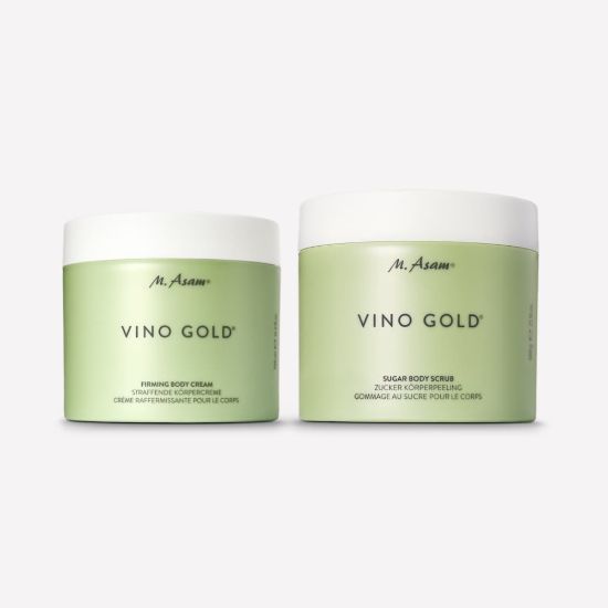M. Asam VINO GOLD Sugar Body Scrub & Firming Body Cream