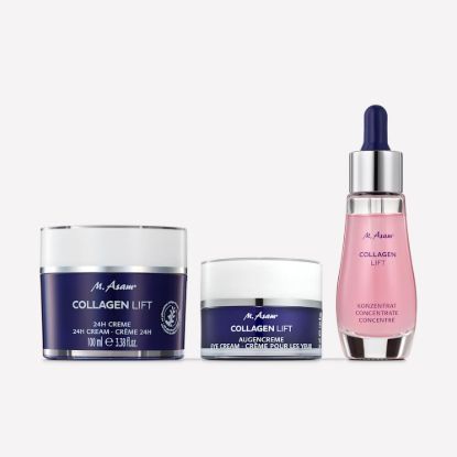 M. Asam COLLAGEN LIFT facial care routine for tight contours 3-piece