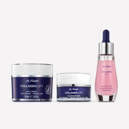 M. Asam COLLAGEN LIFT facial care routine for tight contours 3-piece
